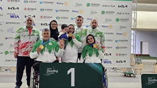 جام جهانی پاراتیراندازی| جوانمردی رکورد جهان را شکست، تیم تپانچه بادی به طلا رسید/ پایانِ کار ایران با کسب ۵ مدال
