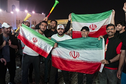 هواداران ایرانی در شب بازی ایران و سوریه