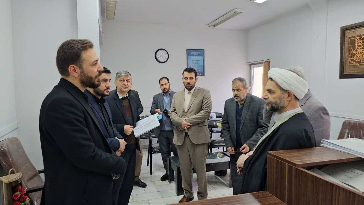 رئیس کل دادگستری خراسان رضوی از حوزه قضایی شهرستان زبرخان بازدید کرد