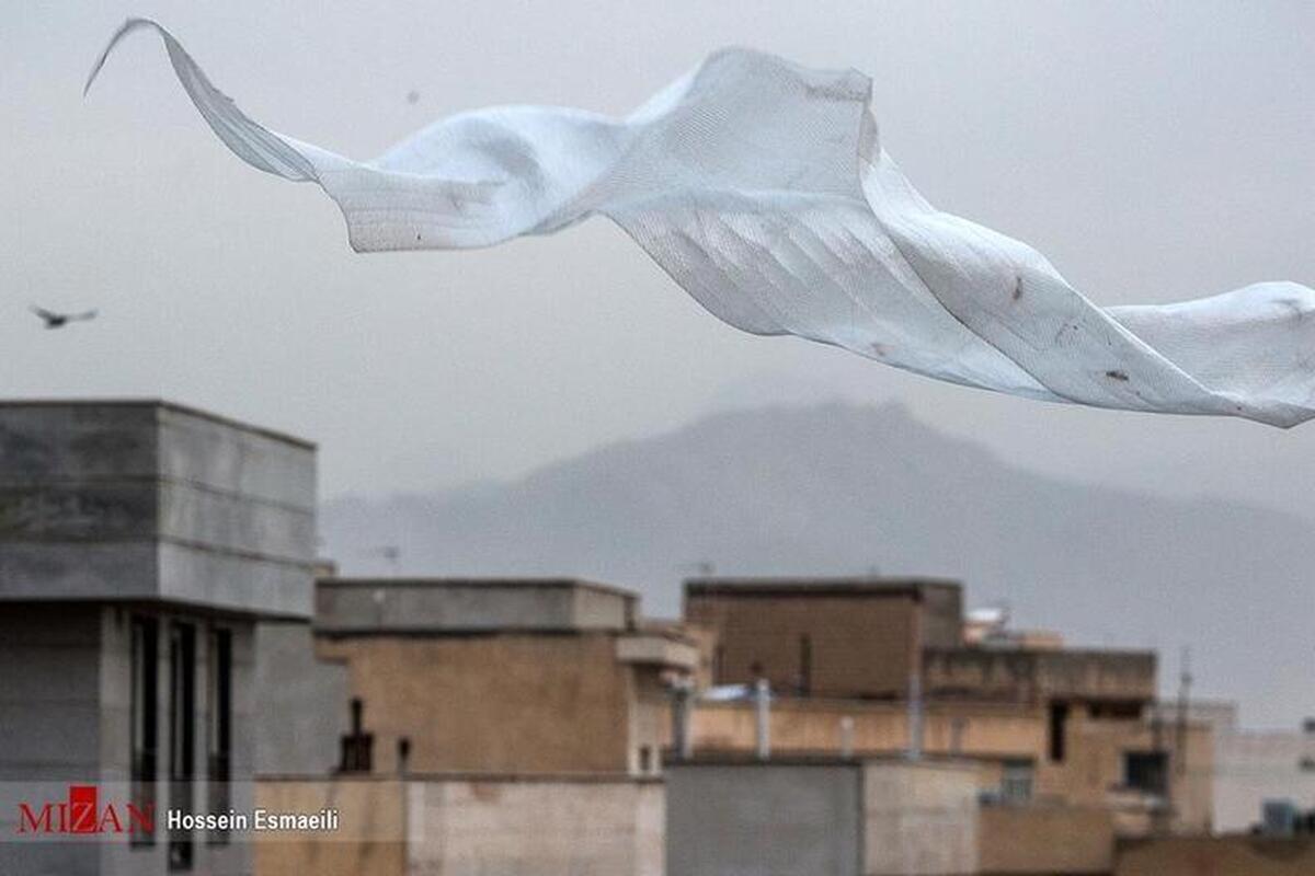 وقوع وزش باد شدید، رگبار و رعد و برق در برخی از نواحی تهران