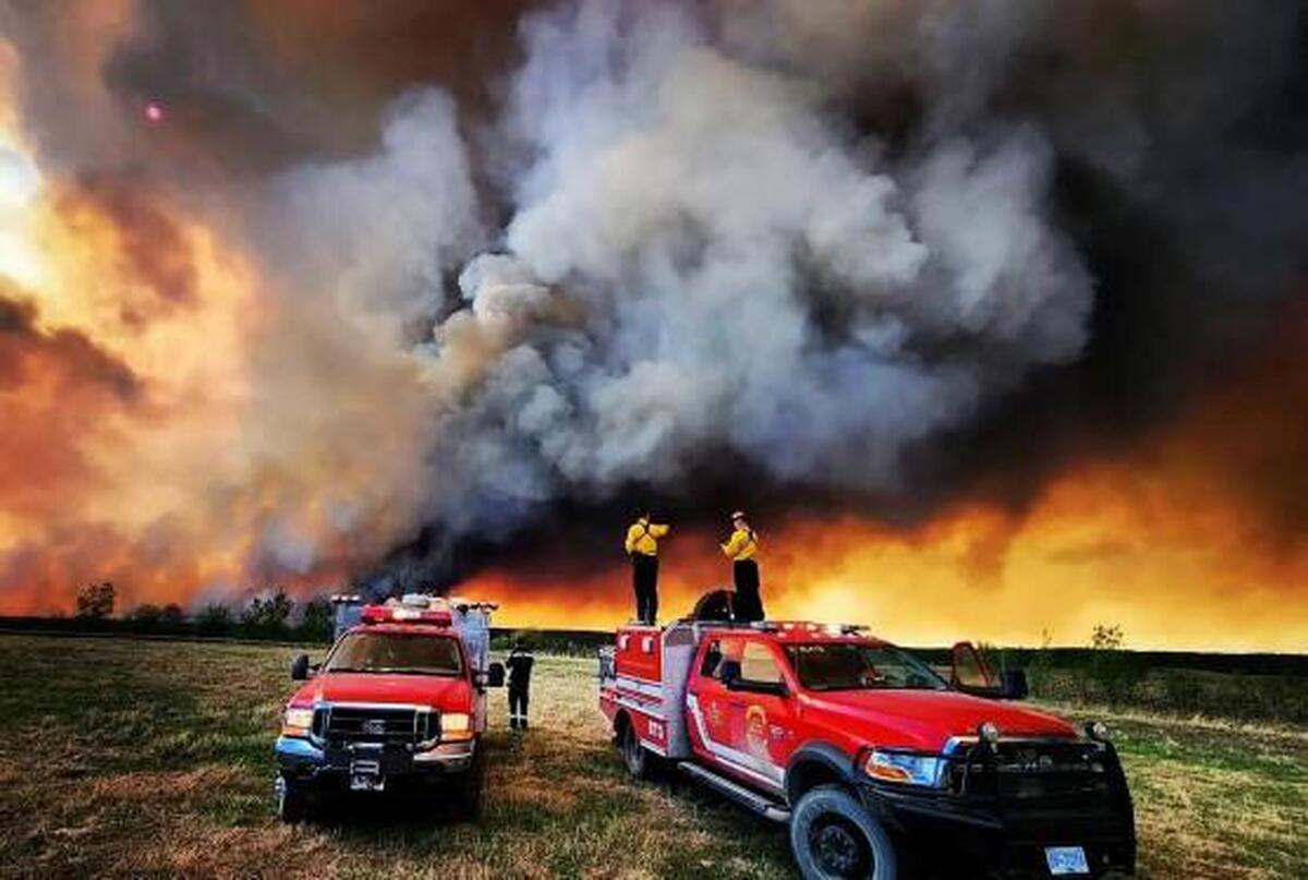 آتش‌سوزی گسترده در کانادا/ ۲.۷ میلیون هکتار از جنگل‌ها در آتش سوختند