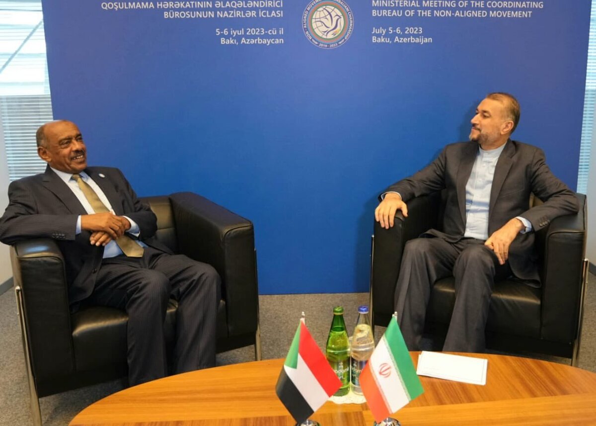 رایزنی امیرعبداللهیان و همتای سودانی درباره از سرگیری مناسبات دیپلماتیک تهران و خارطوم