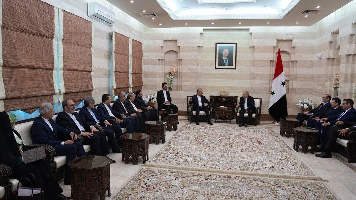 دیدار امیرعبداللهیان با نخست وزیر و وزیر خارجه سوریه