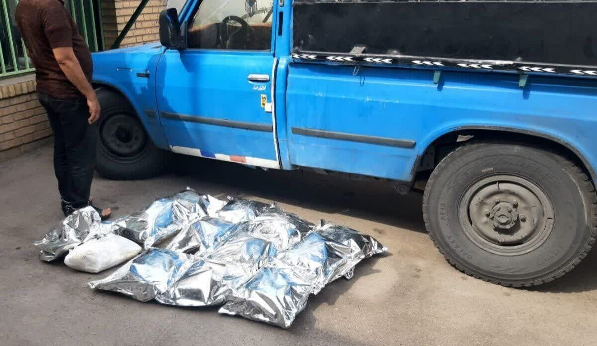 بیش از یک تن موادمخدر در شهرستان میناب کشف شد