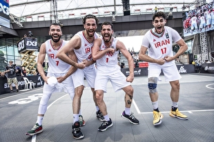 صعود تیم ملی بسکتبال ۳ نفره مردان به فینال کاپ آسیا