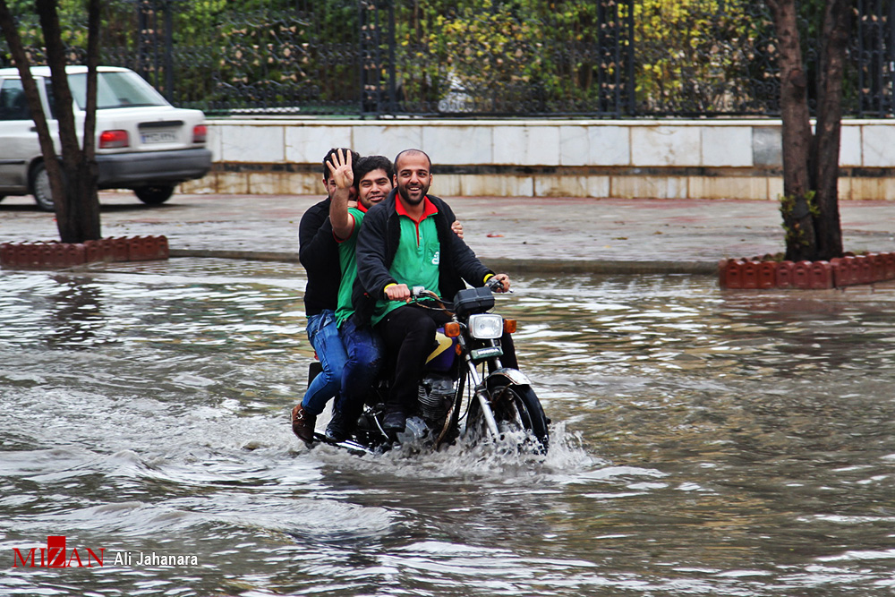 ثبت بارش 372 میلیمتر باران در جم بوشهر/ 1.5 برابر میانگین سالانه باران بارید
