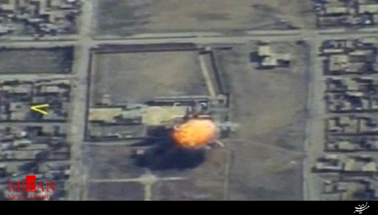 روسیه مواضع داعش در رقه سوریه را با موشک‌های کروز بمباران کرد + فیلم