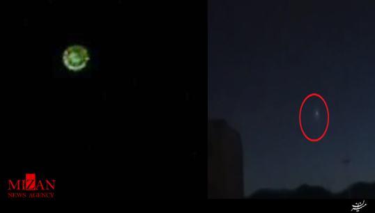 شی نورانی شامگاه دیروز ربطی به فضاپیمای آمریکا ندارند/ در برخی تصاویر شی نورانی دارای حرکت است