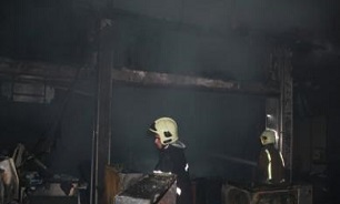 کارگاه نجاری در آتش سوخت