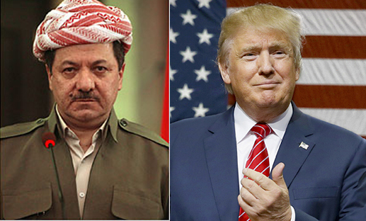 گفتگوی تلفنی ترامپ و رئیس اقلیم کردستان عراق