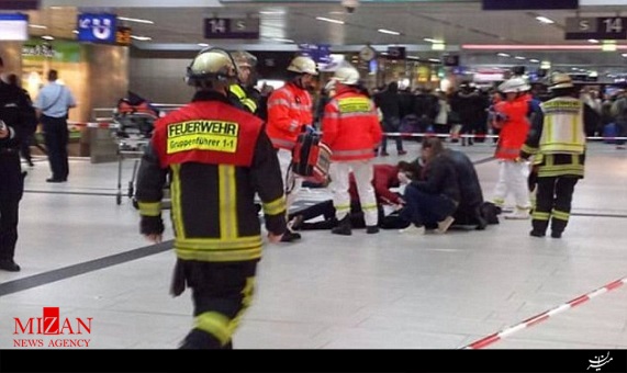 حمله مهاجمان تبر بدست به مسافران قطار در دوسلدورف آلمان 