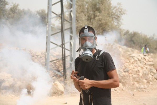 حمله نظامیان صهیونیست به فلسطنیان با گاز سمی+عکس