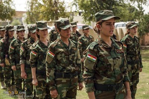 تمرین نظامی «دختران خورشید» برای مبارزه با داعش