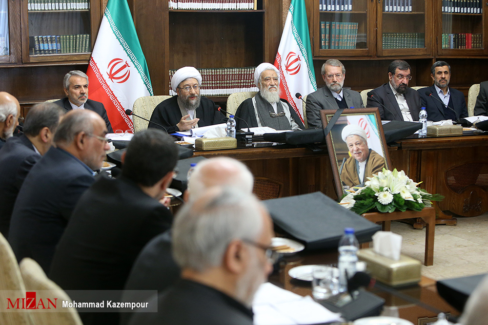 رئیس قوه قضائیه در جلسه مجمع تشخیص مصلحت نظام