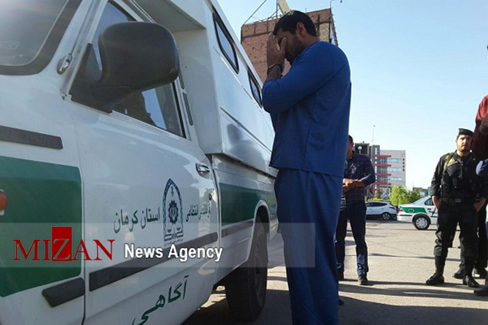 بازسازی صحنه قتل در کرمان