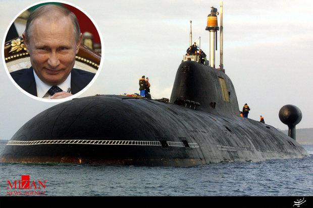 روسیه از زیردریایی هسته‌ای «سوپر شارک» رونمایی کرد