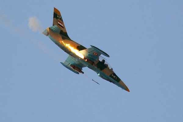 حمله جنگنده‌های سوری به مواضع داعش