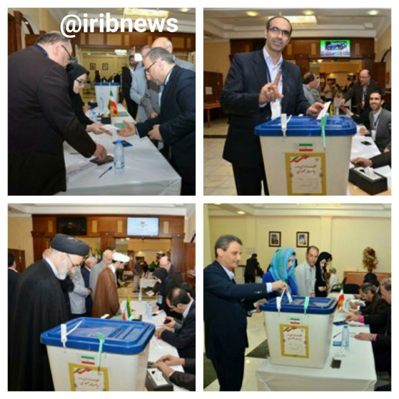 حضور ايرانيان حاضر در امارات پای صندوق‌ رای+عکس