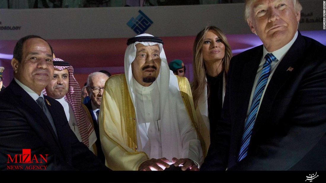 گران‌قیمت‌ترین هدیه تاریخ عربستان در دست ترامپ/کشتی تفریحی 800 میلیون دلاری و شمشیر 25 کیلویی از طلا+تصاویر