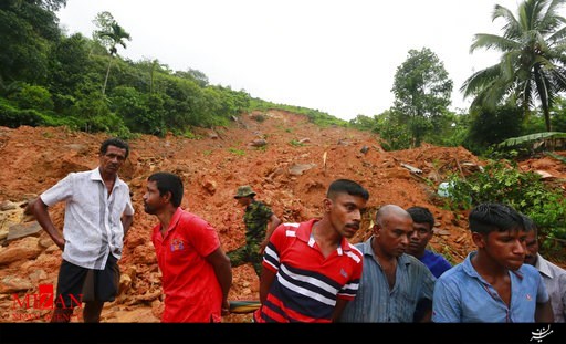آمار تلفات سیل در سری‌لانکا به 91 تن رسید/110 نفر ناپدید شدند
