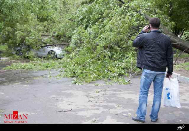 شمار تلفات وزش سهمگین طوفان در مسکو به 13 تن رسید؛ 120 نفر زخمی شدند