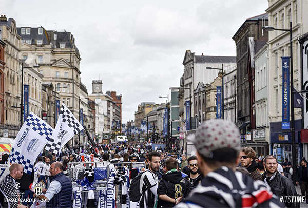 خیابان‌های کاردیف در آستانه دیدار فینال لیگ قهرمانان اروپا+ تصاویر