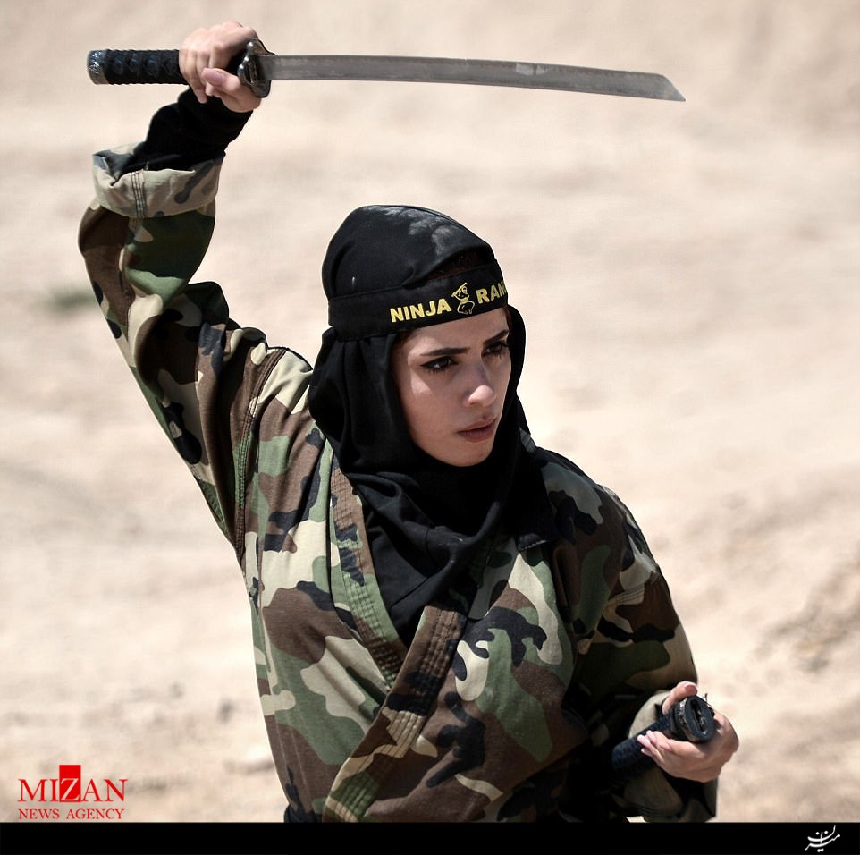 گزارش روزنامه انگلیسی از بانوان نینجاکار ایران+تصاویر