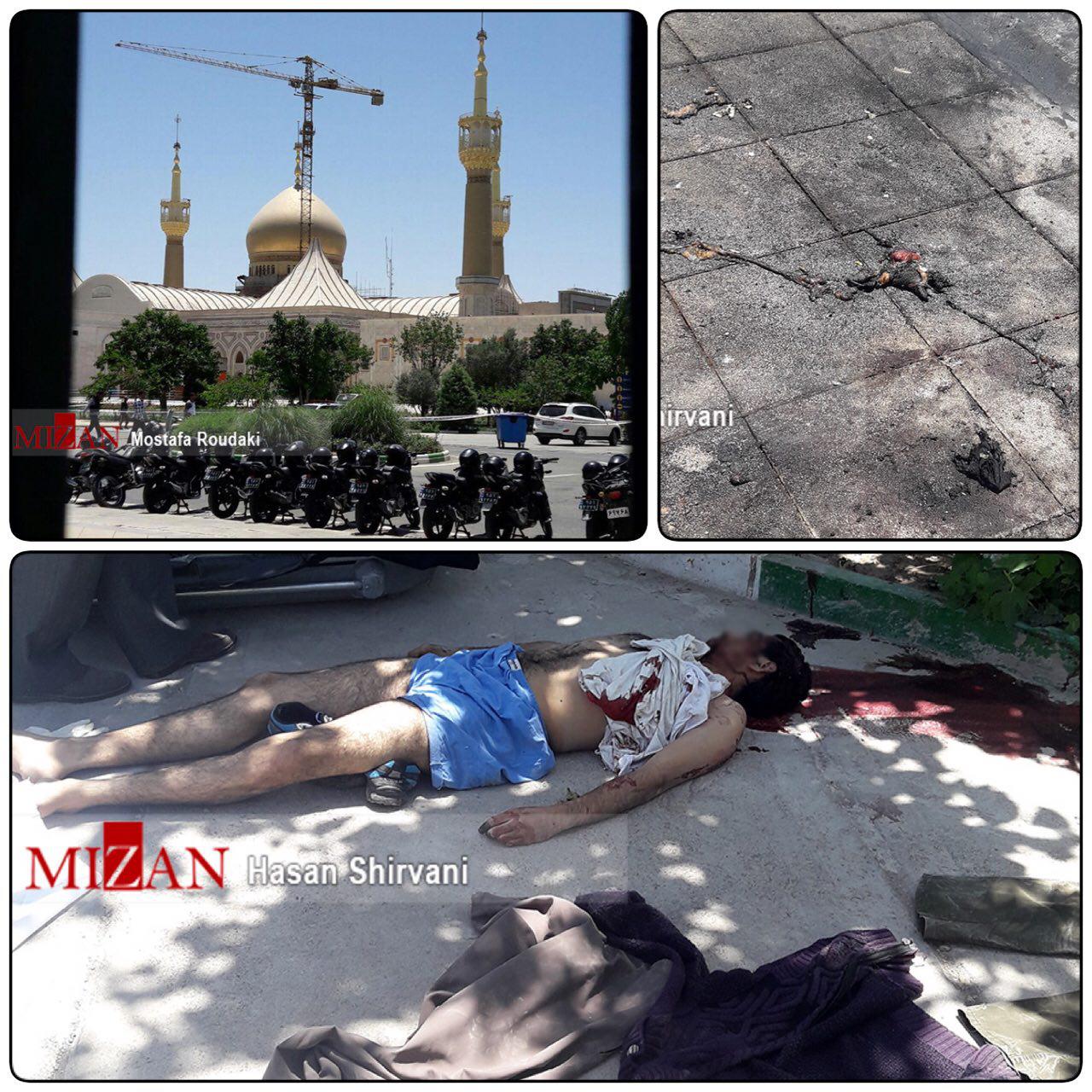 انتشار تصویر جنازه تروریست‌های حاضر در حرم مطهر امام راحل