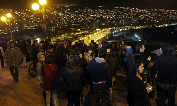 زلزله 8.3 ریشتری مردم شیلی را در وحشت فرو برد/فقط 5 تن جان باختند