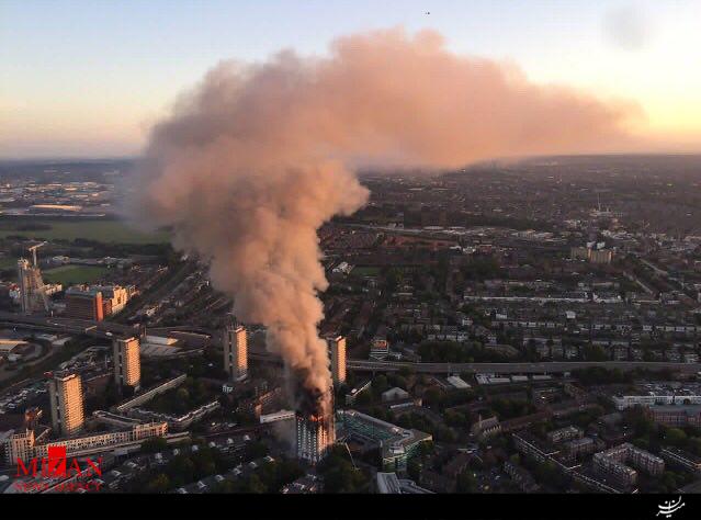 آتش سوزی در لندن