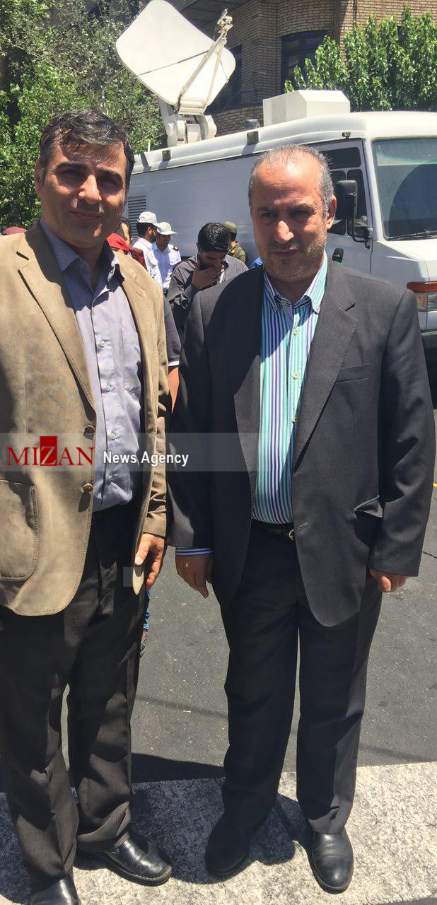 حضور وزیر ورزش و رئیس فدراسیون فوتبال در راهپیمایی روز قدس + عکس
