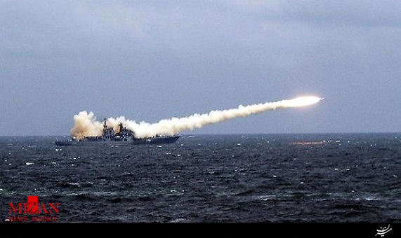 حمله موشکی روسیه به داعش