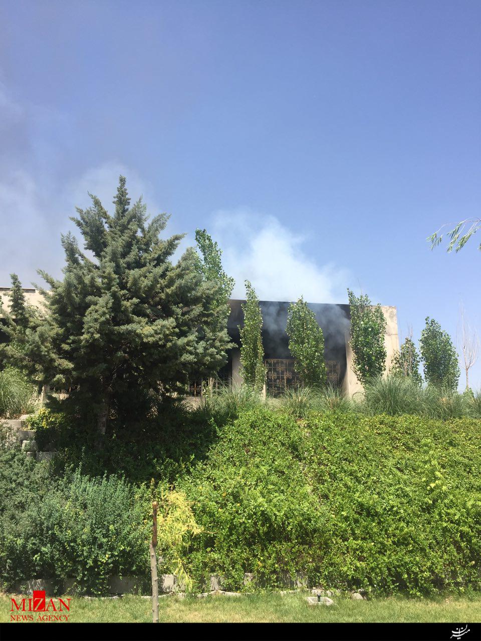 آتش سوزی در ساختمان متروکه شهرک غرب+ تصاویر