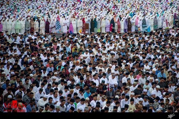 نماز عید فطر در کشورهای مختلف جهان به روایت تصویر