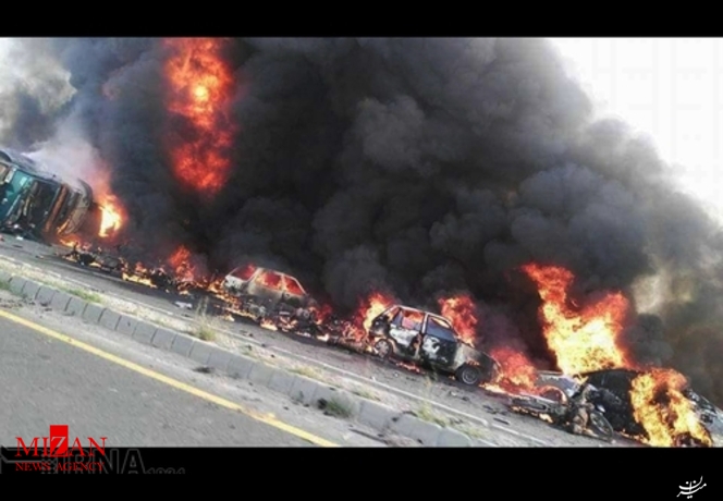 شمار تلفات آتش‌سوزی تانکر نفت در پاکستان به 157 تن رسید