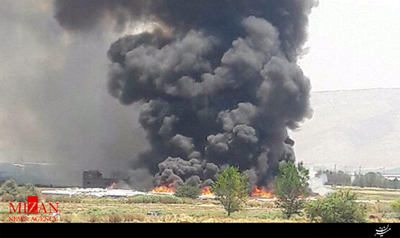 آتش سوزی اردوگاه پناهندگان سوری