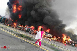 فاجعه مرگبار انفجار تانکر بنزین در پاکستان گریبانگیر 'شِل' شد