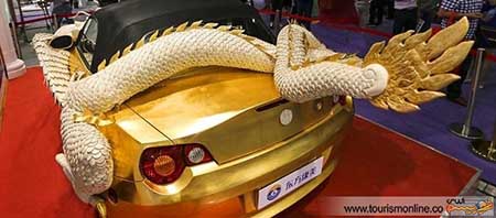 رونمایی از خودرویی عجیب در نمایشگاه چین + عکس