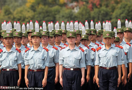 تصاویر/تنبیه عجیب دانشجویان چینی