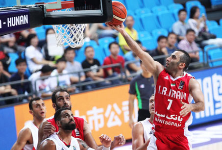 کسب ششمین پیروزی بسکتبال ایران با شکست فلسطین