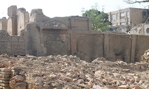 تخریب یک خانه ارزشمند قاجاری در عودلاجان