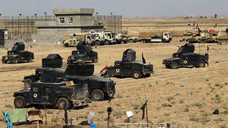 آغاز عملیات نیروهای عراقی برای کنترل بر کرکوک/حرکت نیروهای نظامی از چند محور ادامه دارد