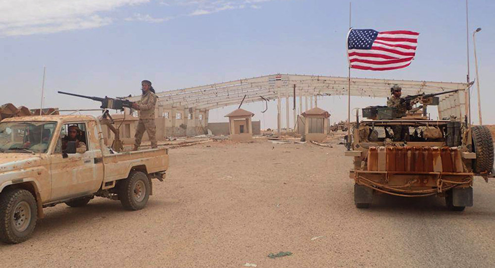 حضور عناصر تروریستی در پایگاه نظامی آمریکا در سوریه