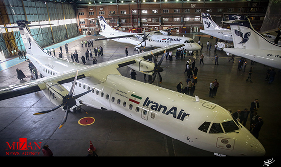 ورود دو فروند هواپیمای ATR۷۲-۶۰۰ تازه خریداری به فرودگاه مهرآباد + فیلم