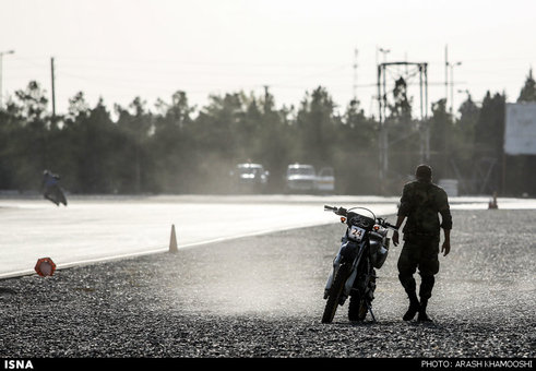 مسابقات موتور ریس در هفته نیروی انتظامی