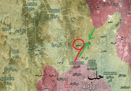 شهر حلب محل شهادت سردار همدانی+ نقشه و موقعیت جغرافیایی