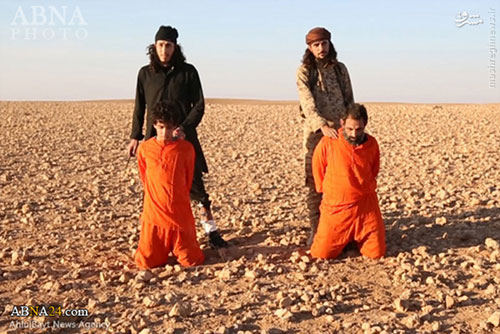 ذبح دو مرد سوری توسط داعش + تصاویر18+