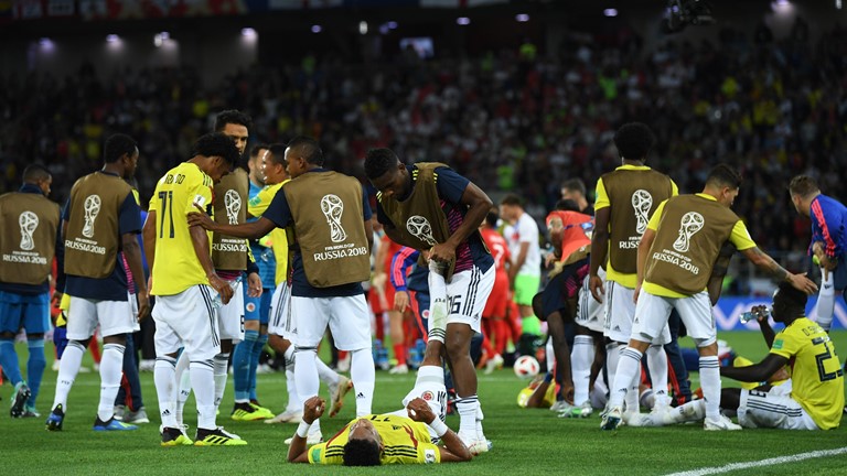 کلمبیا یک - انگلیس یک/ بازگشت رویایی کلمبیا به بازی