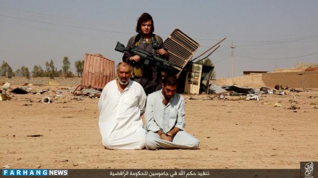 تیرباران دو عراقی توسط داعش