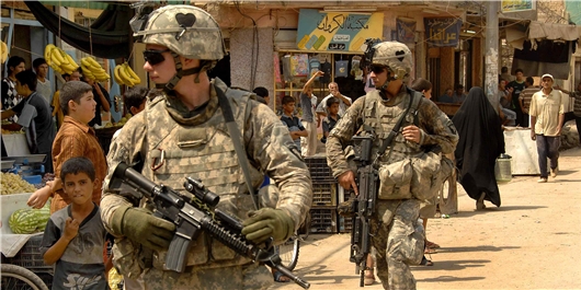 جان کری درباره کاهش نیروهای آمریکایی در 